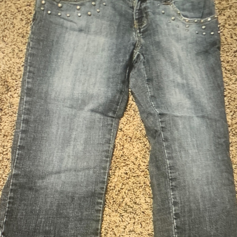Daisy Fuentes Women's Skinny Jeans in Gray